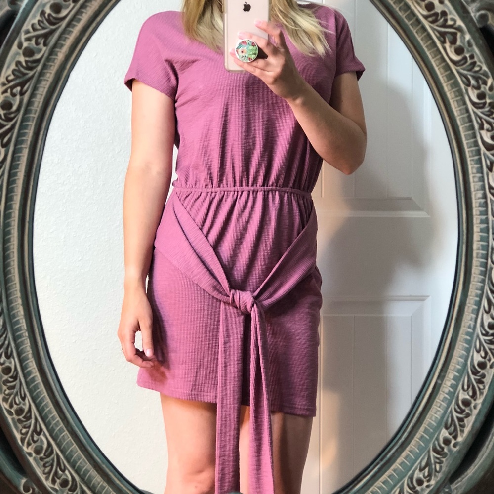 Knotty pink dress